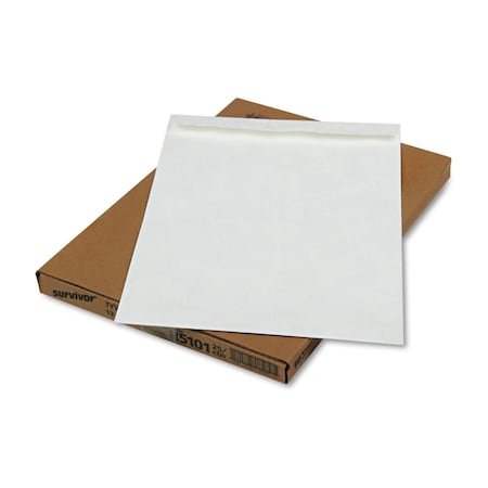 Survivor Catalog Mailers, DuPont Tyvek, Self-Adhesive, 13 x 19, White, PK25 QUAR5101